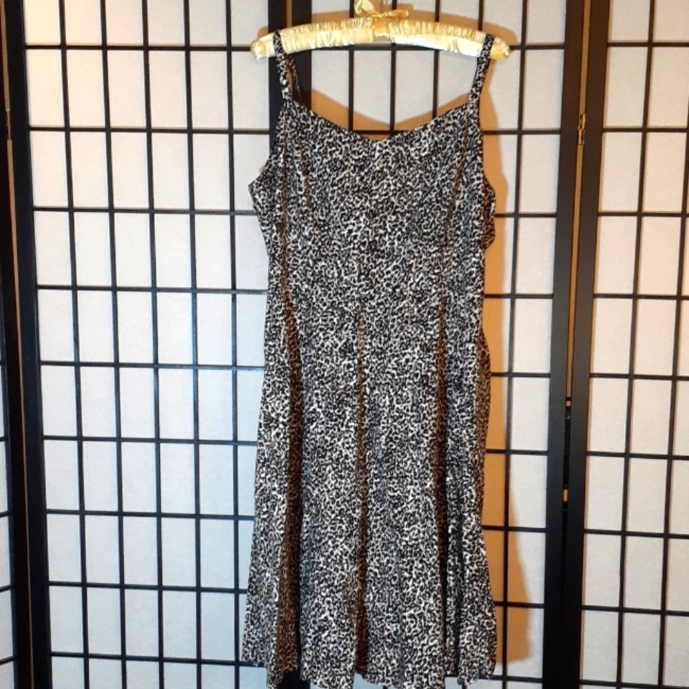 Old Navy leopard print Cami sundress size XL Tall